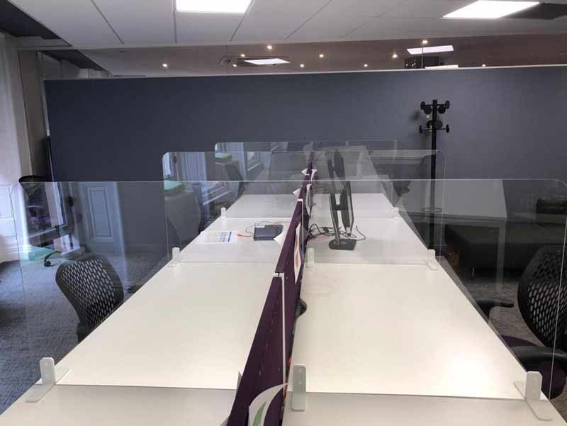 g and g engineering supplies lanarkshire covid 19 office safety screens 2